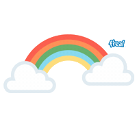 frealmilkshakes rainbow freal frealaf shareyoursip Sticker