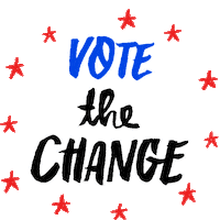 America Votes Go Vote Sticker