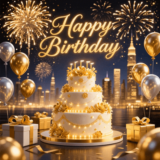 llwuStudio01 giphygifmaker celebration birthday cake GIF