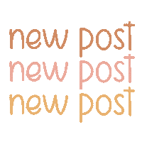 New Post Sticker