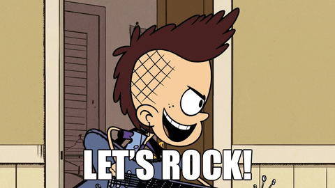 rocking out the loud house GIF by Nickelodeon