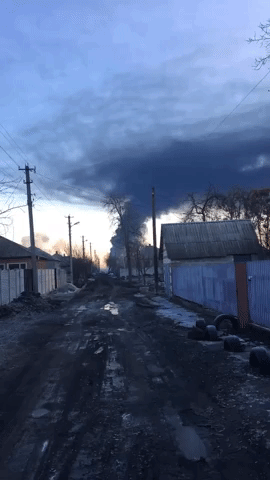 Explosions Heard and Large Plume of Smoke Seen in Eskhar