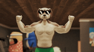 Work Out Dog GIF by ChesterAbstract
