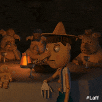 Three Little Pigs Wow GIF by Laff Three Little Pigs Wow GIF by Laff