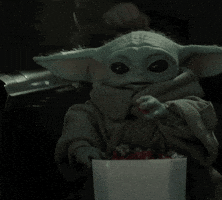 Baby Yoda Popcorn GIF