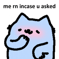 Happy Blue Cat GIF by sillynub