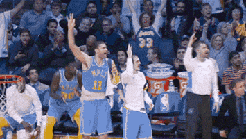 excited lets go GIF by NBA