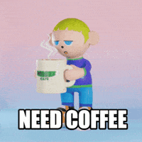 Sleepy Coffee GIF by Mobile game studio