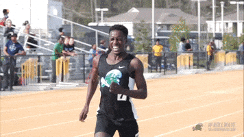track & field wave GIF by GreenWave