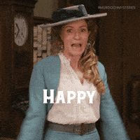 Happy Birthday Reaction GIF by Murdoch Mysteries