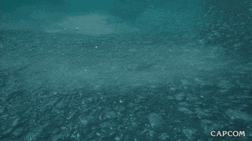 Video Game Swimming GIF by CAPCOM