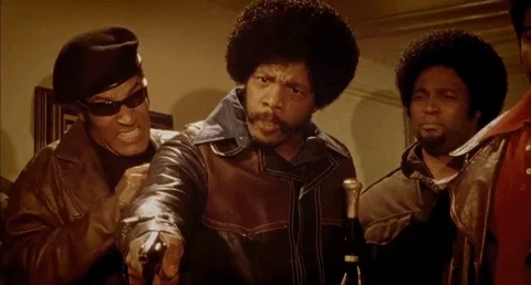 angry black dynamite GIF