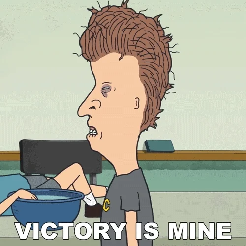 I Win Beavis And Butthead GIF by Paramount+