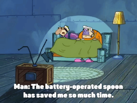 Battery-saving gif