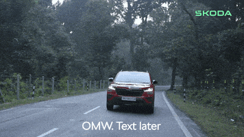 Driving On My Way GIF by Skoda India