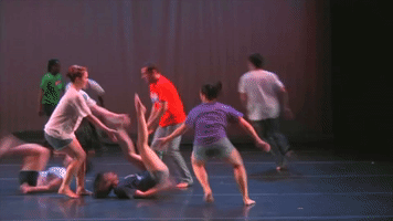 splits hurdle GIF by Chicago Dance Crash