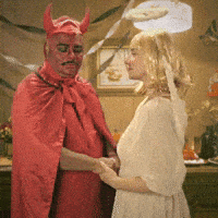 Costume Party Kiss GIF by Halloween Party