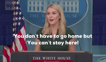 Immigration Press Secretary GIF