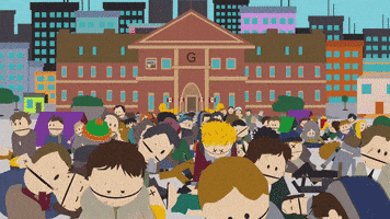 gather look around GIF by South Park 