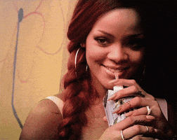 Rihanna Flirting GIF
