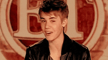 justin bieber wink GIF