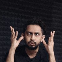 Funny Face Eye Roll GIF by Digital Pratik