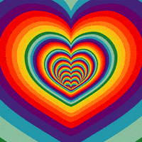 Rainbow Heart GIF by Digg