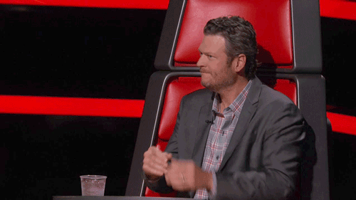 blake shelton television GIF by The Voice