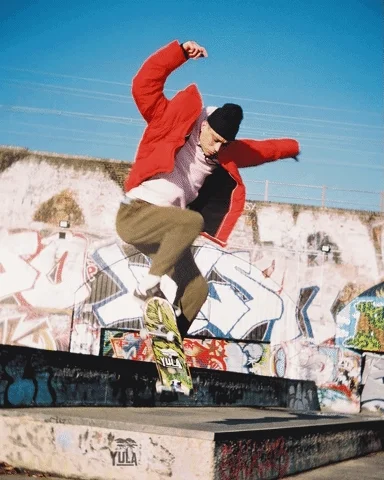 Skating Red Bull GIF