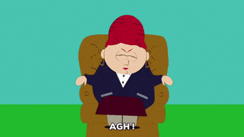 scared sheila broflovski GIF by South Park 