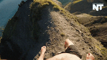 point of view running GIF by NowThis 