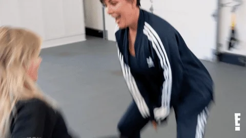 keeping up with the kardashians workout GIF