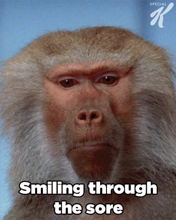 Workout Smile GIF