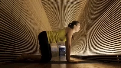 miami beach yoga GIF