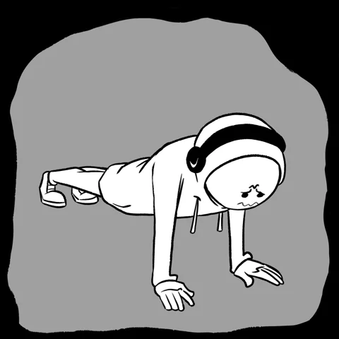 Workout Push Up GIF