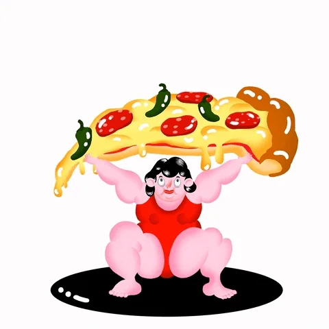 Hungry Work Out GIF