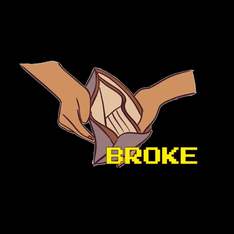 No Money GIF by lylawdubai by lylawdubai