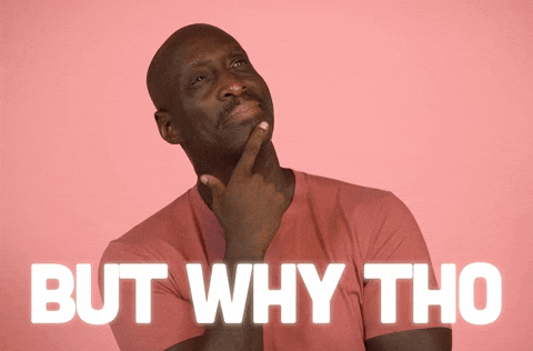 Confused Hm GIF by Sealed With A GIF by SWAG