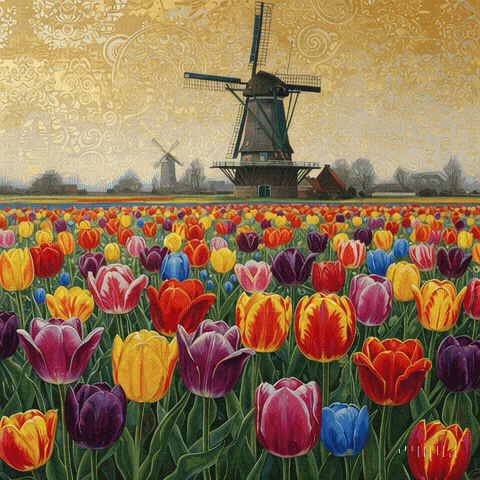 Flowers Spring GIF by Maryanne Chisholm - MCArtist by MaryanneChisholm