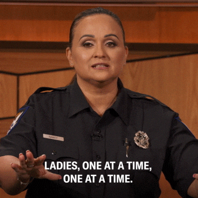 Calm Down Steve Harvey GIF by ABC Network by abcnetwork