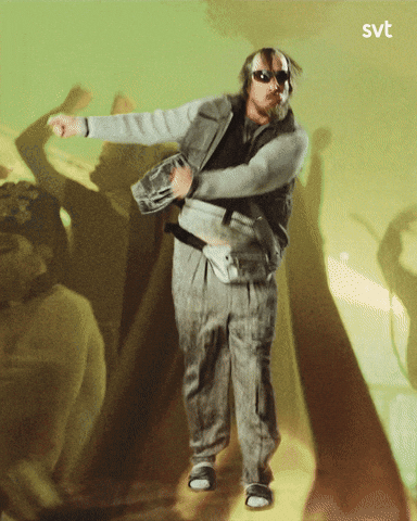 Giphy - Happy Dance GIF by SVT