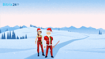 Merry Christmas Happy Holidays GIF by Bitrix24