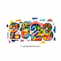 Happy New Year Party GIF by sendwishonline.com