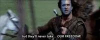 Mel Gibson Braveheart GIF