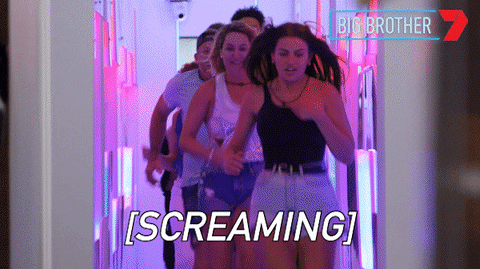 Big Brother Running GIF by Big Brother Australia