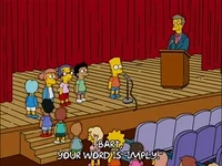 Bart Simpson Line GIF