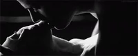 Black And White Kiss GIF