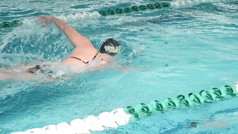 athletics swimming GIF by GreenWave