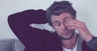 Tired Chris Hemsworth GIF