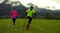 Lindsey Vonn Goes Nordic Walking GIF